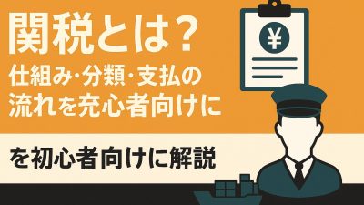 関税とは？初心者向けに仕組み・種類・支払いの流れを図解付きで解説【2025年最新版】