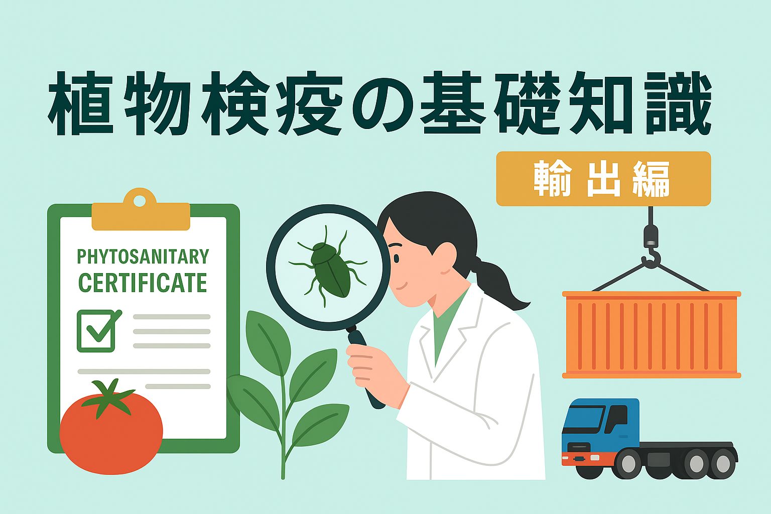 植物検疫の基礎知識｜日本から輸出する場合に必要な検査と証明書