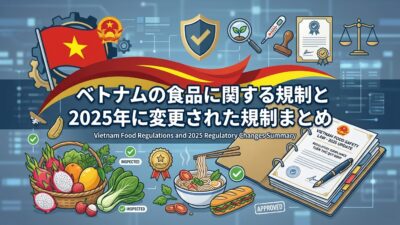ベトナムの食品に関する規制と2025年に変更された規制まとめ